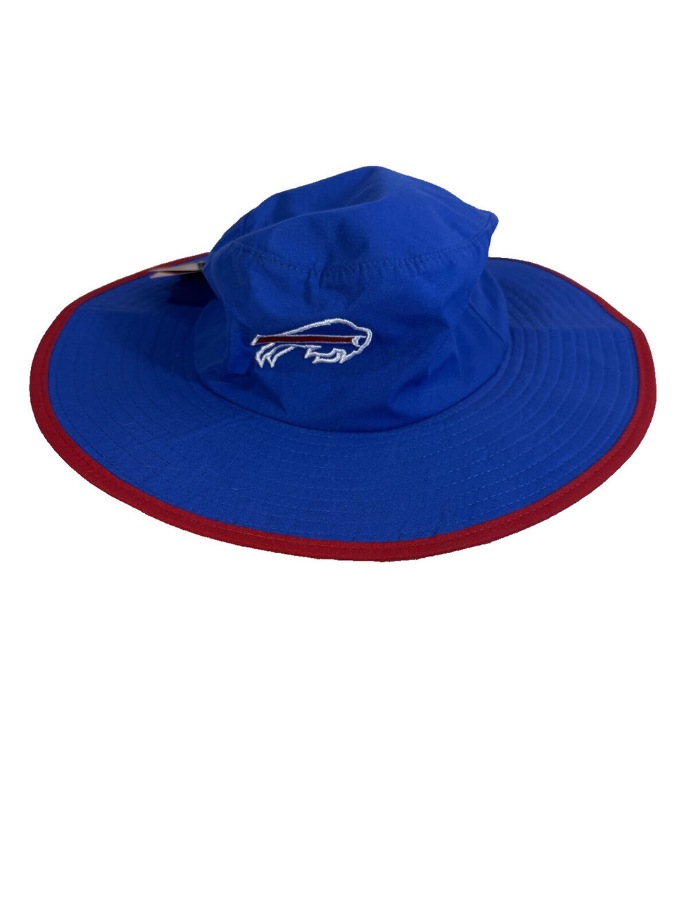 FOCO Buffalo Bills NFL Boonie Bucket Sun Hat Unisex OSFM Royal Blue Red Chin NWT
